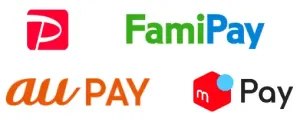 PayPay、FamiPay、auPAY